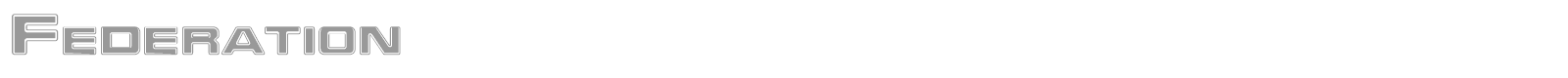 Federation font preview